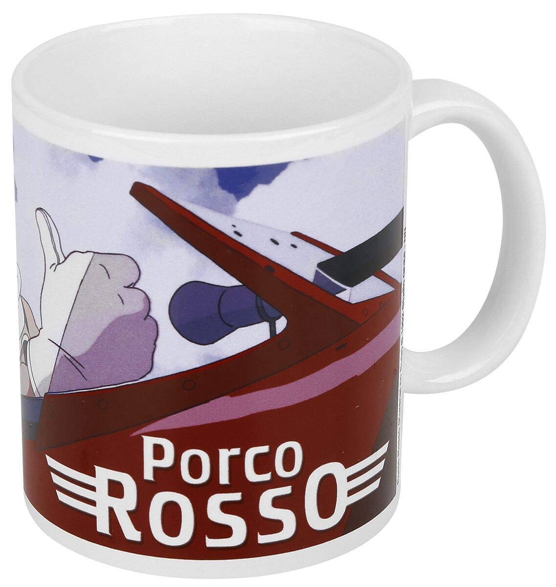 Studio Ghibli Semic SMUGGH06 3760226376767 Porco Rosso Mug, 34 cl