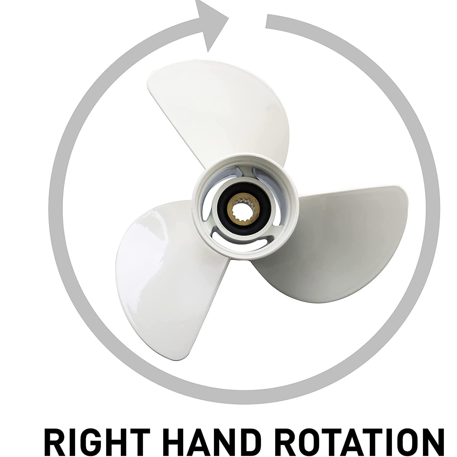 688-44352-03 Water Pump Impeller & Key 60HP 75HP 80/85HP 90HP For - Foto 4