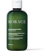 HORACE Beard Wash for Men 8.45 fl. oz | Sulphate-free Shampoo with Castor Oil - Gentle Beard Care for All Skin Types - Woody, Aromatic Scent