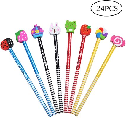 Yunfan 24x Crayons De Bois Dessin Crayon A Papier Fantaisie
