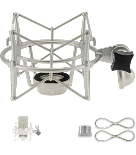 Amazon.com: GEEKRIA for Creators Microphone Shock Mount Compatible