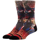 Bioworld My Hero Academia Manga All Might Men's Sublimated Crew Socks
