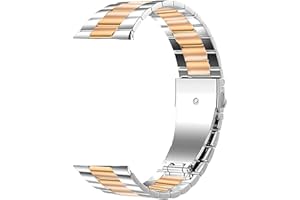 Compatible with Reebok Pulse Smartwatch Bands, Lamshaw Stainless Steel Metal Replacement Straps Compatible with Reebok Pulse/