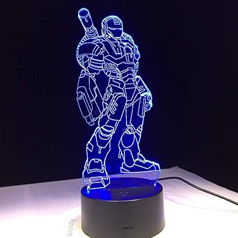 led 3d nuevas ideas de luz de iron man