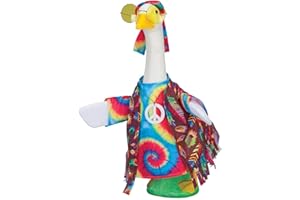 Fox Valley Traders Gaggleville Hippie Goose Outfit, Fits Large 23" H Statue