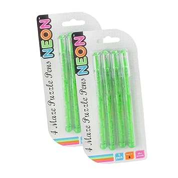 Grune Kugelschreiber Mit Integriertem Labyrinth Schwarze Tinte