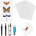 Making Insect Specimen Tools Kit, Insect Pins,Insect Pinning Board, Wings Pressing Paper,Tweezers, Scissors, Insect Display Case, Insect Collection for Bug Hobbyist/Biology Projects