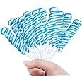 Light Blue Twisty Lollipops - 24 Unicorn Suckers Individually Wrapped Bulk - Baby Shower Candy - Gender Reveal - Candy Buffet - Boy Birthday Party Favors