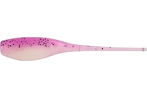 Bobby Garland Mo' Glo 2-Inch Baby Shad Glow-in-The-Dark Soft Plastic Fishing Lure, 18 per Pack