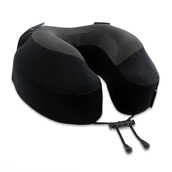 Cabeau Evolution S3 Travel Pillow Straps to Airplane Seat Ensures