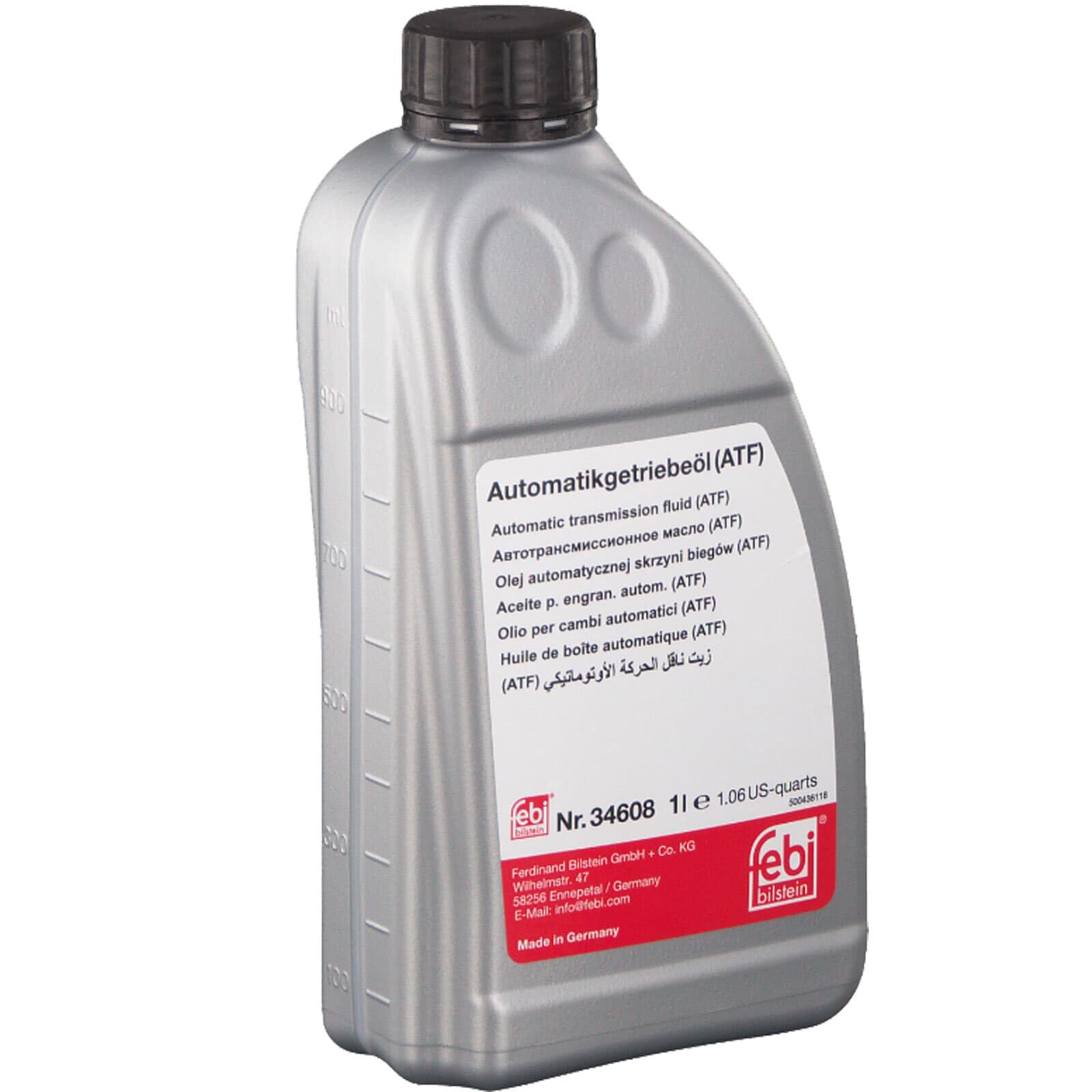 febi bilstein 34608 Automatic Transmission Fluid (ATF), pack of one