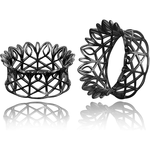 Set De 12 Tunnels D'oreille En Acier Inoxydable - O-rings Colorés - Taille 16mm - Pour Piercings Et Extensions - 7