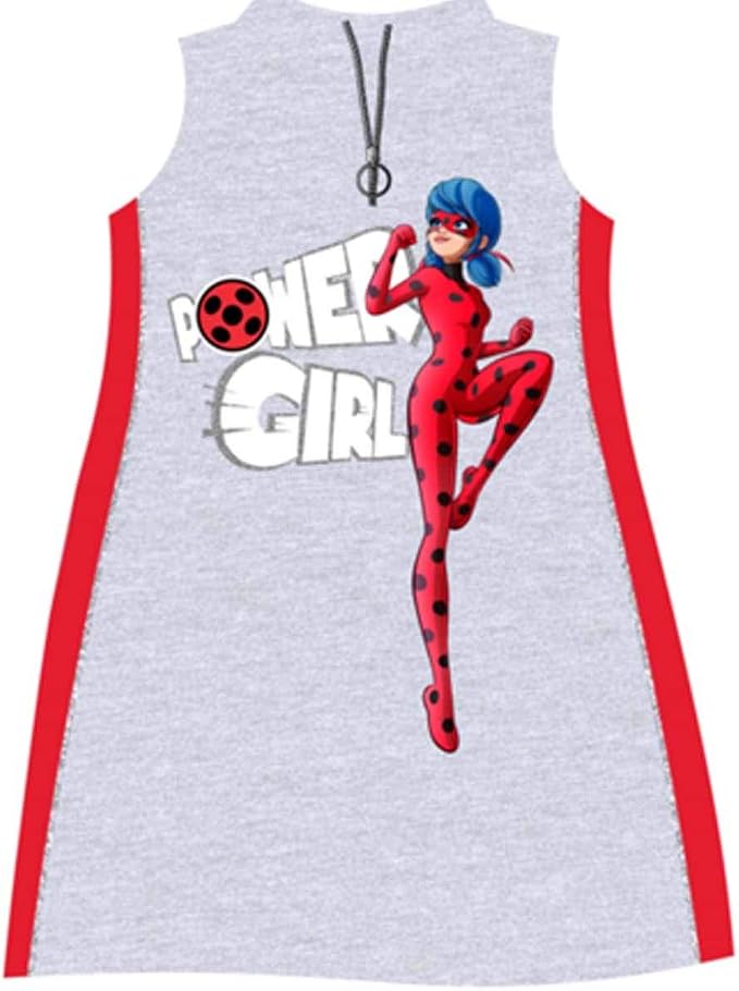Robe De Chambre Miraculous Ladybug - Peignoir Polaire Enfant Fille - Capuche Et Poches - 100% Polyester