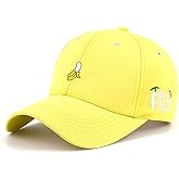 HEARTISIAN Creative Fresh Fruit Banana Embroidery Baseball Cap Adjustable Cotton Dad Hat