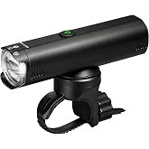 Bike Light for Night Riding, Front Bike Lights Rechargeable Bright Bicycle Light, Aluminum Alloy Anti-Glare IP66 Waterproof Bike Headlight for Urban, Road Cyclists, Commuters