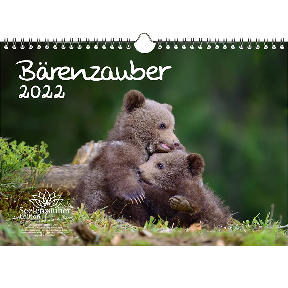 Bärenzauber DIN A4 Calendar for 2022 Bears Seelenzauber