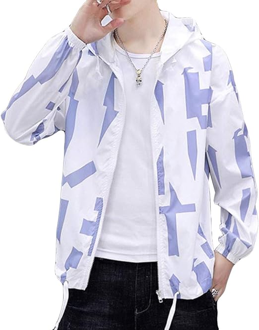 Amazon Mengfan メンズ ジャケット コート 春 長袖 ゆったり コート 韓国風 薄手コート メンズ カジュアルジャケット 日焼け止め 通勤 通学コート ジャンパー ブルゾン コート ジャケット 通販