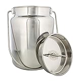 Rural365 Metal Milk Jug, 4 Liter (1 Gal) Stainless