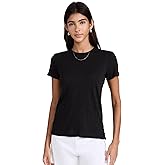 ATM Anthony Thomas Melillo Women's Cotton School Boy Short Sleeve Crew Neck