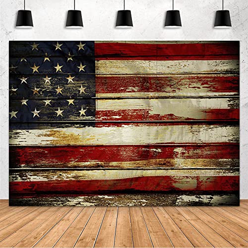 MEHOFOND 4th July Backdrop Patriotic Backdrop