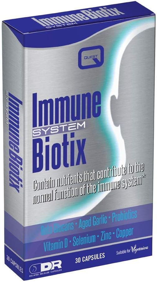 Quest Immune Biotix Capsules For Daily Immunity. With Vitamin D