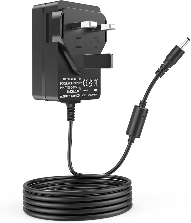 TKDY 15W 12V Power Adapter for Alexa Echo Dot Show TV Cube 5 3rd-5th Gen