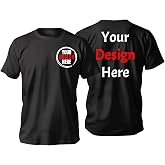 Custom T Shirts Bulk Design Your Own Customized T Shirts Personalized T Shirts Tee Add Text/Logo/Photo