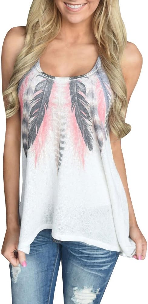 Inorin Womens Summer Long Racerback Flowy Tank Tops Casual Loose Sleeveless Tunic