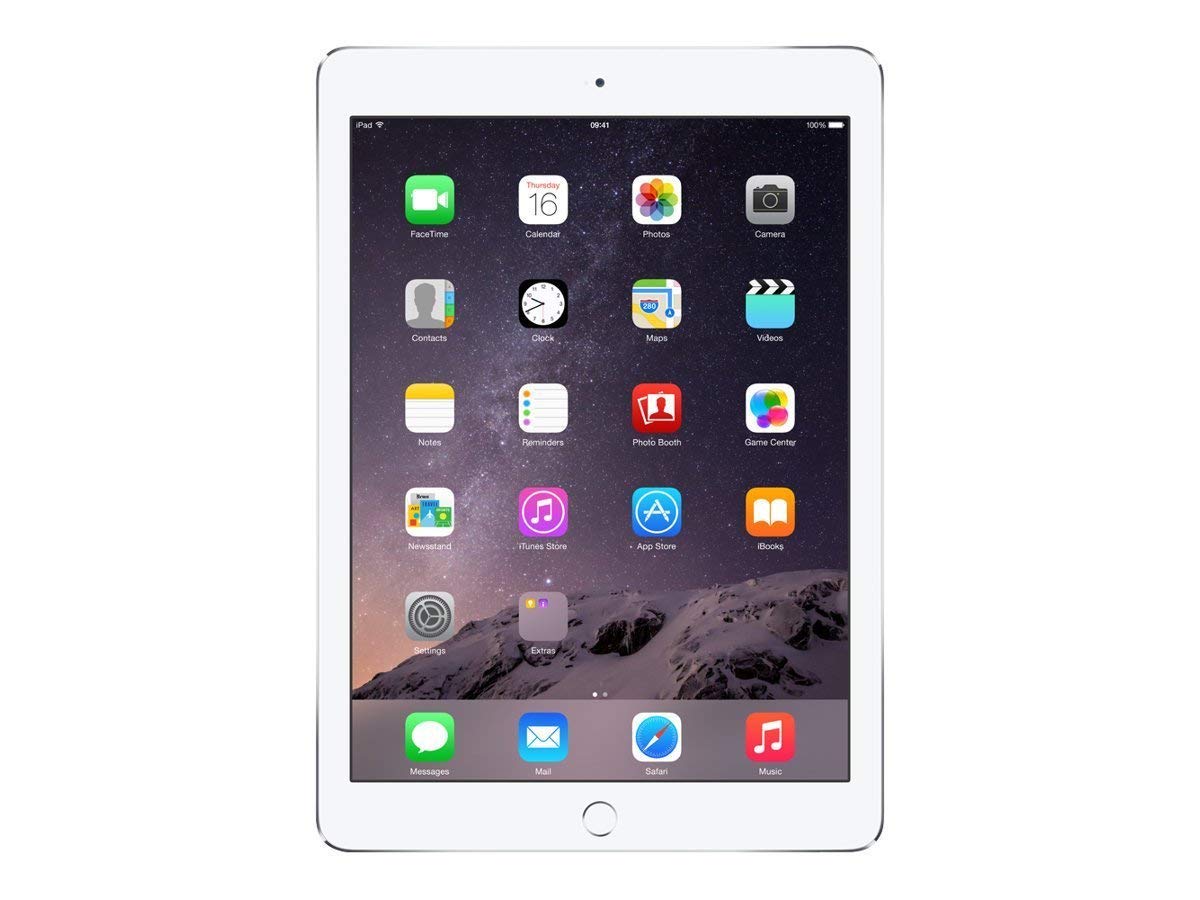 2014 Apple iPad Air 2 (9.7-inch, Wi-Fi, 64GB) - Silver (Renewed)