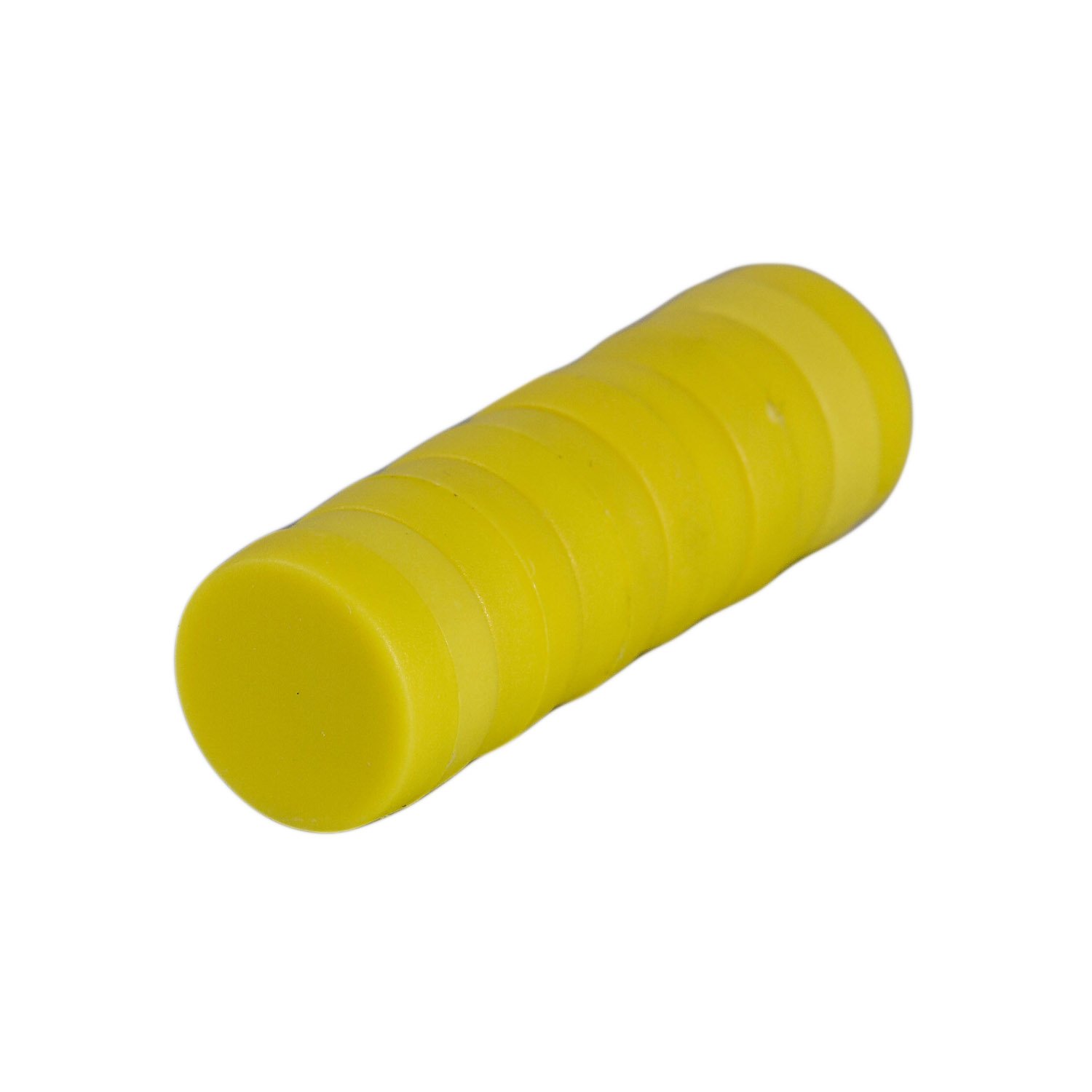 Magnetastico® | 6x strong neodymium magnets with protective coating | Yellow colour & size 12x6 mm | Strong coloured office magnets | Perfect mini magnet for fridge, whiteboard & glass magnetic board