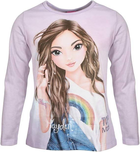 t shirt manica lunga ragazza