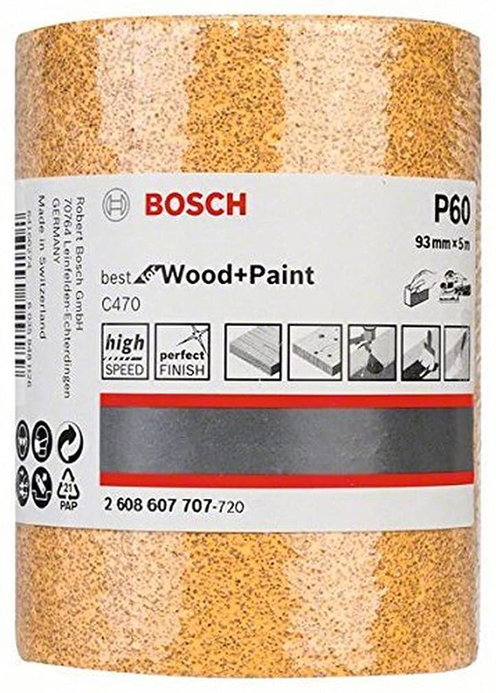 Bosch 2608607707 93 mm x 5 m Paper Sanding Roll