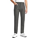QIUDAOHENG Men's Golf Pants Stretch Waist Circumference Work Casual Travel Long Pants 5-Pocket