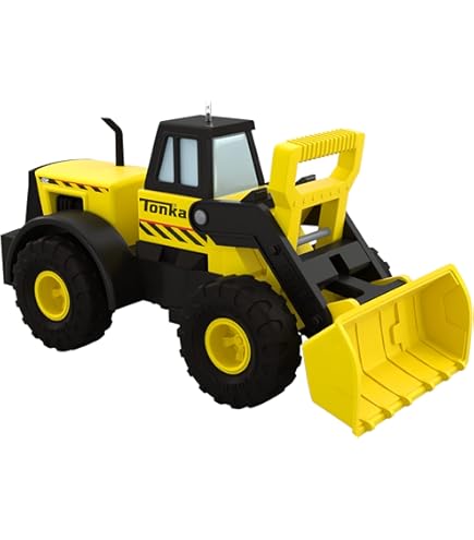 Amazon.com: Hallmark Mighty 2016 Tonka Backhoe Ornament Truck