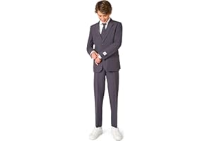 OppoSuits Teen Boys Solid Color Suit - Prom and Wedding Party Outfit - Including Blazer, Pants and Tie