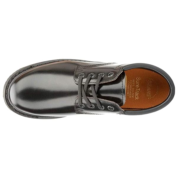 HANDPOINT OXFORD MEN’S BLACK SLIP RESISTANT DURABLE FASHION BREATHABLE EH WORK SHOE 82102 (7 EE)