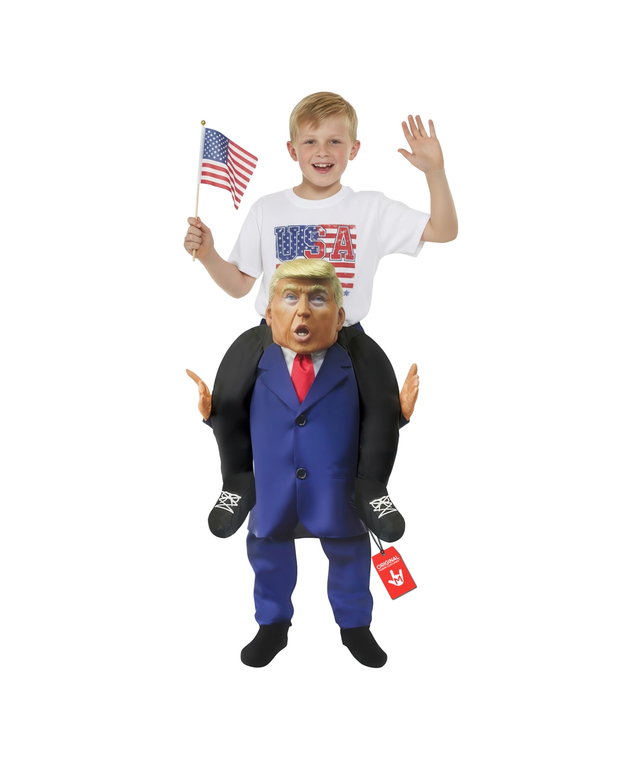 Morph Presidential Piggyback Costume Kids, Kids Piggyback Costume, Ride On Costumes Kid, Carry Me Costumes Kid