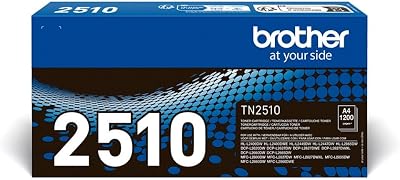 Brother TN-2510 Toner Cartridge Black – Standard Yield, Genuine Supplies