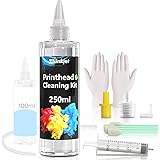 Osinkjet Printhead Cleaning Kit for Epson, 250ml Printer Cleaning kit for HP, Print Head Cleaning Solution for Canon, Printer