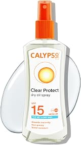 Calypso Dry Oil Wet Skin SPF15 Sun Care Spray 60ml