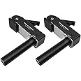 2 Pack 3/4 Inch (19mm) MFT Bench Dog Clamps, Aluminum Alloy Hold Down Clamps for Woodworking with Quick Release, Adjustable Benchtop Clamps for Secure Workholding and Versatile Use