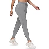 CAMPSNAIL Joggers for Women with Pockets - Womens Sweatpants Yoga Lounge Relaxed-fit Pants for Workout Running