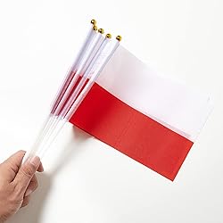 ZXvZYT Poland Flag Polish Desk Flag Small Mini