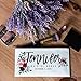 Zexpa Apparel Personalized Set of 6 Floral Makeup Bag for Bridesmaid Proposal Gift Nautal Color Pouch With Customized Name