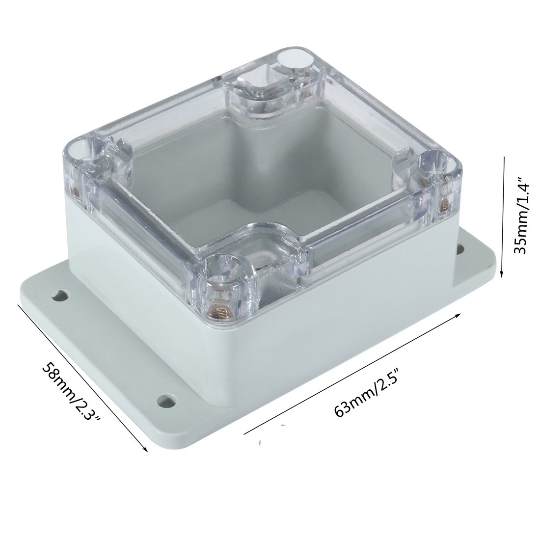 Waterproof Dustproof ABS Plastic Junction Box Universal Electric Project Enclosure with