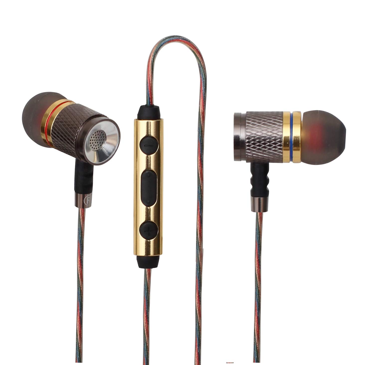 Wired Earphones Headphones Headset (HD50 with Mic and Volume)