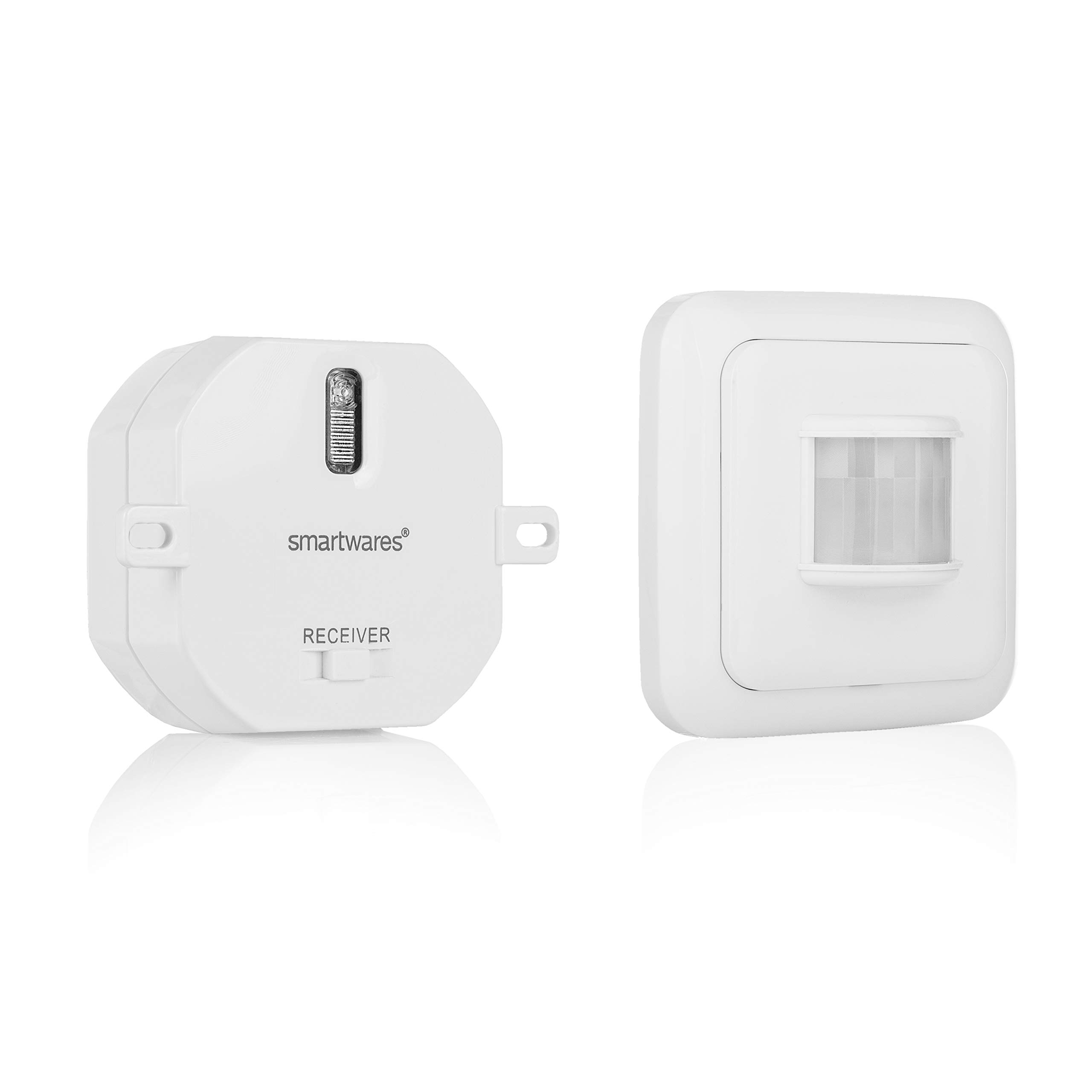 Smartwares SmartHome radio switch set with motion detector and mini built-in switch for devices up to 1000 watts, SH5-SET-S Grey, 10.043.91