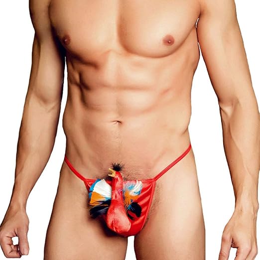 christmas man thong