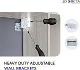 JD Greta 500mm White Matt Kitchen Wall Cabinet Modern Storage Unit view 8