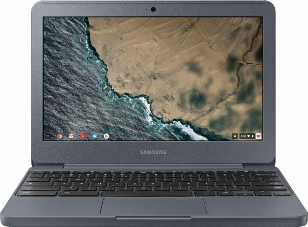 Samsung Chromebook 3 XE501C13-K02US, Intel Dual-Core Celeron N3060, 11.6in HD, 4GB DDR3, 32GB eMMC, Night Charcoal (Renewed)